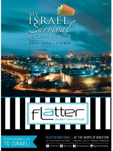 Flatter. My Israel Survival Guide. 2016 – 2017