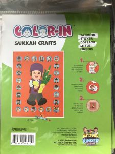 Boys Color-In Sukkah Crafts