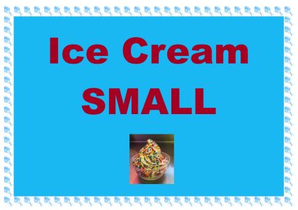 9999D Ice Cream Small coffee