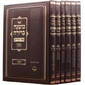 משנה ברורה המנקד – אור החיים – בינוני ו”כ Mishnah Berurah Ohr HaChaim