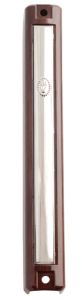 Mezuzah 12cm Pearled Plaque- With Rubber Cork