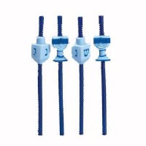 Menorah Straw 4 Set Dreidel and Menorah
