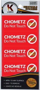 Passover Labels 20 Pack Chametz Cabinet Stickers
