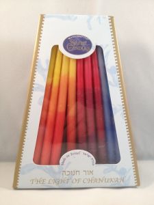 Deluxe Colored Chanukah Candles