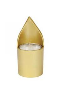 Gold Yahrtzeit Candle Holder
