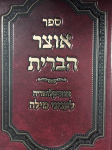 אוצר הברית – ברית מילה א Otzar Habris Vol 1