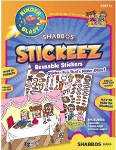 Stickeez Reusable Stickers & Board Shabbos Theme