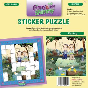 Pinny Shimmy Fishing Sticker Puzzle