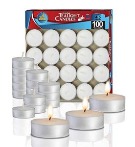 Ner Mitzvah Tea Light Candles 100 Bulk Pack 28065