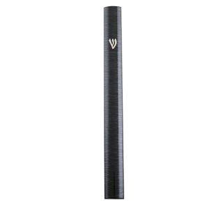 ALUMINUM MEZUZAH 10 CM 3D PAINTED – BLACK STRIPES