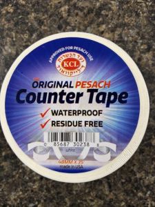 Pesach Counter Tape