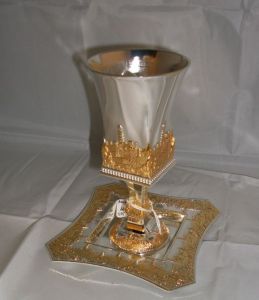 Kiddush Cup & Tray