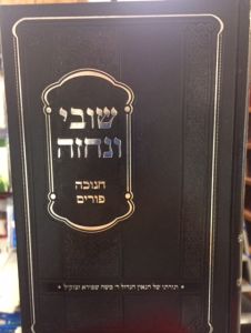 שובי ונחזה חנוכה פורים shuvi vnichzeh chanukah purim