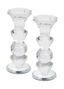 Crystal Candlestick 6″
