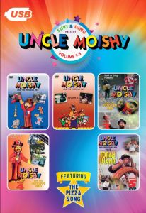 Uncle Moishy Vol. 1-5 USB Video