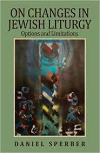 On Chages In Jewish Liturgy
