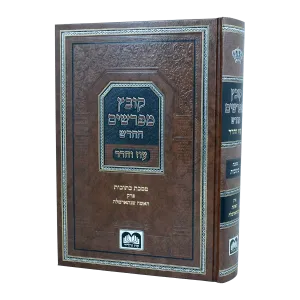 Kovetz Mefarshim Hachadash Kesubos 1: Besula Niseis