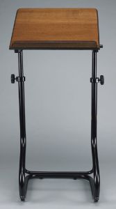 Shtender tubular with adjustable top