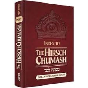 Index to Hirsch Chumash