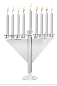 Crystal Glass Menorah 31269