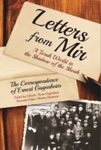 Letters from Mir-A Torah World in th Shadow of th Shoah