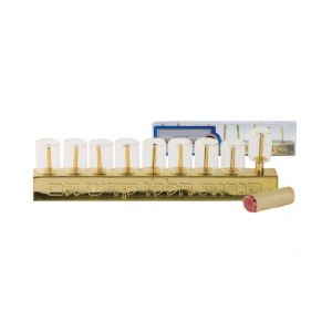 Ner Mitzvah Menorah With Glass Cups And Wicks 30250