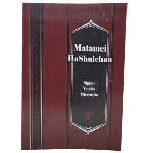 Matamei Hashulchan – Sippur Yetzias Mitzrayim s/c