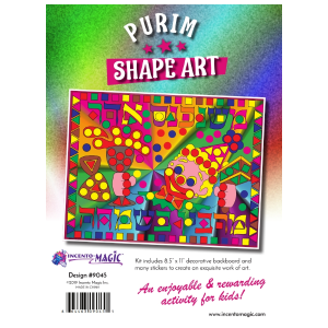 Purim Shape Art Sticker Kit