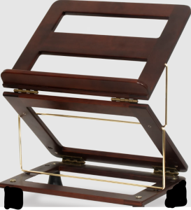 Mahogany Siddur Stand Collapsible Shtender