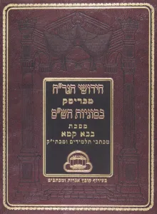 Chidushei Hagrach Baba Kama 3 Vol חידושי הגר”ח בבא קמא ג”כ