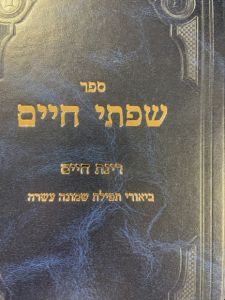 שפתי חיים – ביאורי תפילה בי Sifsei Chaim Biurei Tefillah 2