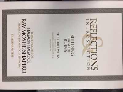 REFLECTIONS & INTROSPECTIONS-The Three Weeks