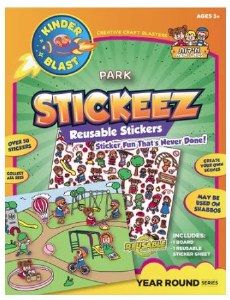 Stickeez Reusable Stickers And Board At The Park Theme