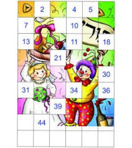 Purim Sticker Puzzle