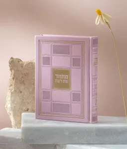 Machzorim Square Style light pink 5X7 Ashkenaz 13514