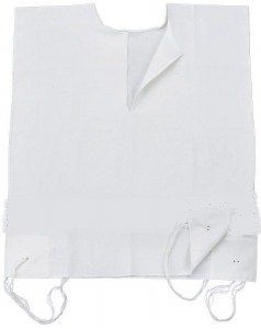 Wool Tzitzis White on White VNeck No Tzitzis 22