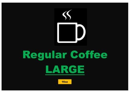 99992 Hot Coffee Large