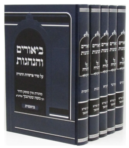 Biurim Vehanogos Al Hatorah 5 Vol ביאורים והנהגות עה”ת