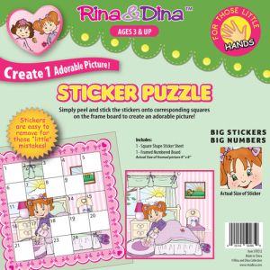 Rina Dina Little Hands Modeh Ani Sticker Puzzle