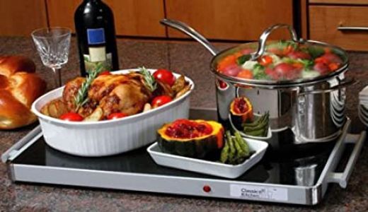 Warming tray – Variable Temp Large glass 24×20