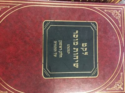 לקט שיחות מוסר הלל LEKET SICHOS MUSSAR Vol 1