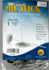 Miracle Oil Wicks Dime 1 1/2″ Dime Tab
