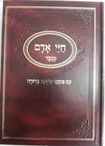 חיי אדם מנוקד עם מ׳׳ב CHAYEI ADAM WITH MISHNAH BERURA yoc9 YOC10