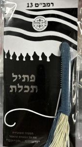 Ptil Techeilet RAVAD Ttzitzit Thick set