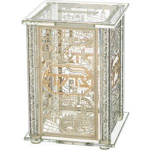 Crystal Tzedakah Box UK40094