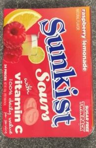 Sunkist sours raspberry lemonade