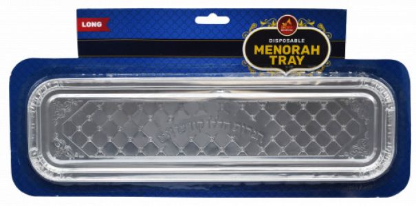 Disposable Menorah Tray Long 30208