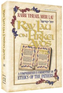 Rav Lau on Pirkei Avos – Volume 1