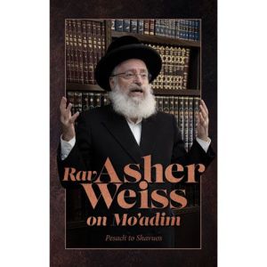 Rav Asher Weiss on Moadim
