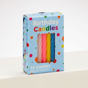 BIRTHDAY CANDLES MINI X 24